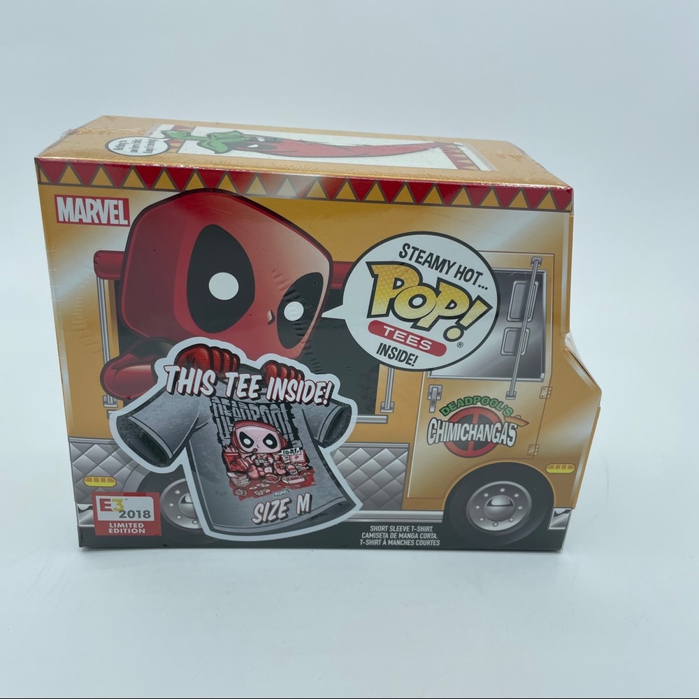 E3 Exclusive Funko Pop Marvel Deadpool T-shirt